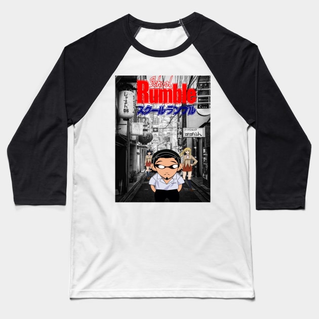 School Rumble Baseball T-Shirt by Agi and Taco